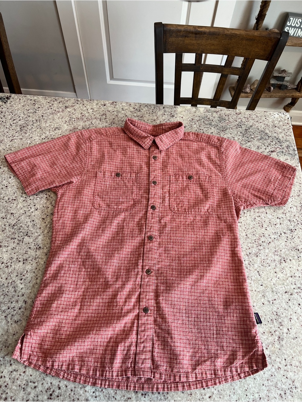 Patagonia Men’s Back Step Shirt – Size Medium – Owens: New Adobe